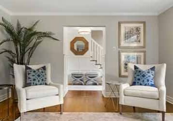 Johnson Hoiseth Foyer and Living Room in Deephaven Minnesota