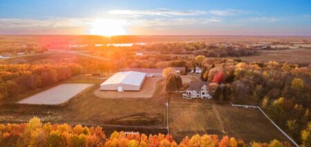 Beautiful sunset view of 9255 County Road 6, Independence, MN 55359