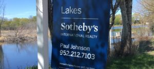 Paul Johnson Lakes Sotheby's International Realty - Listing Sign
